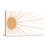 Fashion Sunburst Pattern With Golden Rays And Dotted Lines-692711137