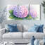 Hydrangea, impression sur toile à motif floral sur toile, ensemble de 3-1528116365