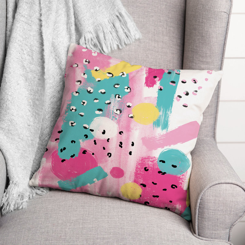 Abstract Throw Pillow