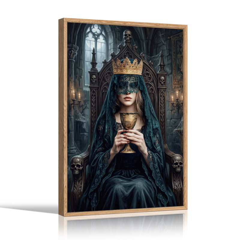 Art gothique sur toile, Halloween gothique, H 24 po x l 18 po
