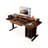 Walnut Rectangular Solid Wood Standing desk-246209859