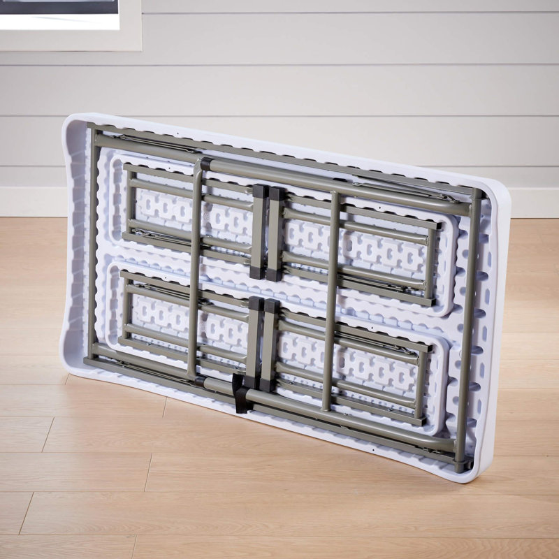 61.5cm Rectangular Portable Folding Table with 2 Chairs