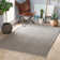 Bradshaw Zipper Black/Ivory Handwoven Cotton Rug