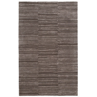 Striae Grey Hand Tufted Wool Rug