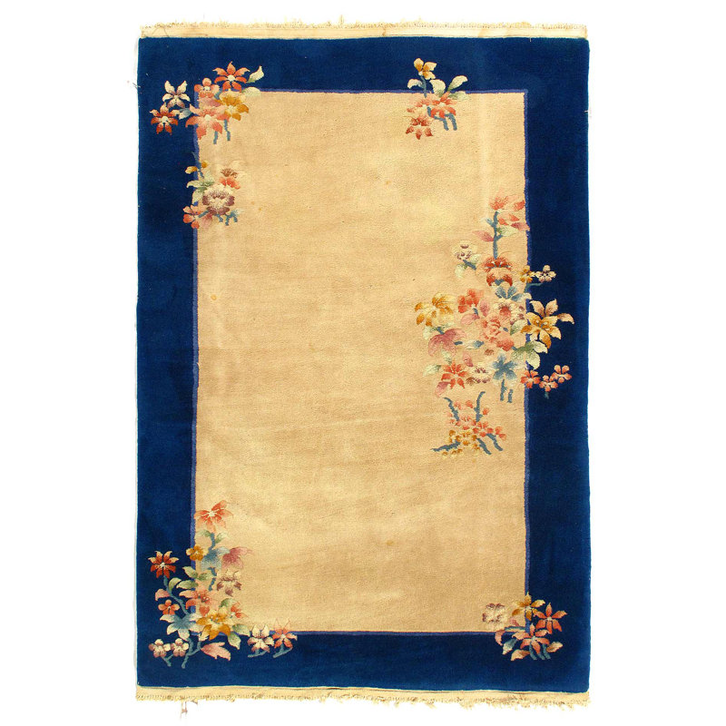 Ivoire antique noué à la main art antique chinois 4 pi x 6 pi