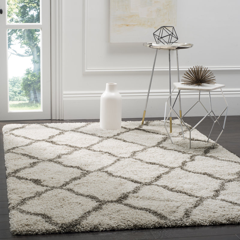 Tapis à poils longs Darrol Hudson, Rectangle 9 pi x 12 pi