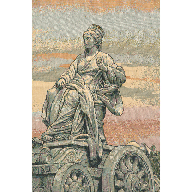 Italian Loom Woven Cotton Blend Wall Hanging, 35" H x 54" W