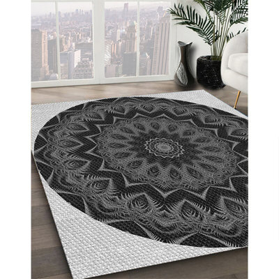 Tapis gris Chenille