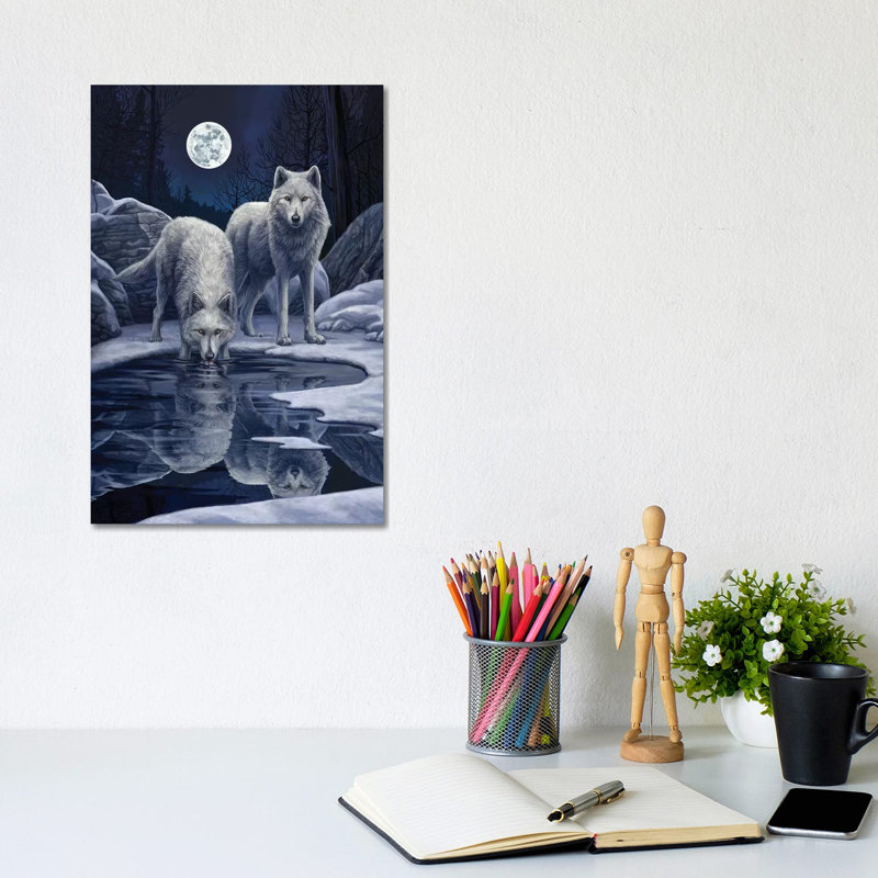 Warriors Of Winter by Lisa Parker - Wrapped Canvas Print, 20.32 cm H x 30.48 cm W