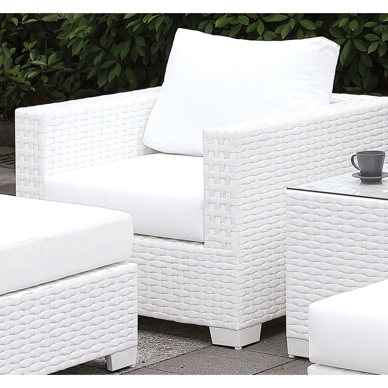 Chaise de patio avec coussins Darroch