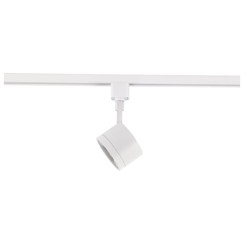 Minimalist White LED 12W Round Track Light with 24 Deg. Beam