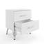 45cm W Manufactured Wood Bedside Table