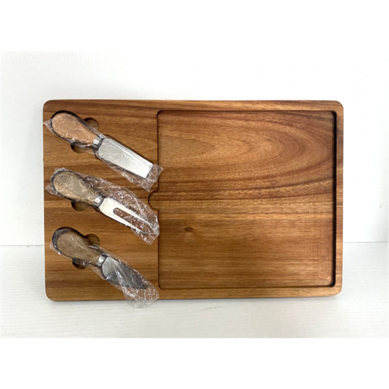 Plateau en bois de manguier Ophelia & Co. Teviston