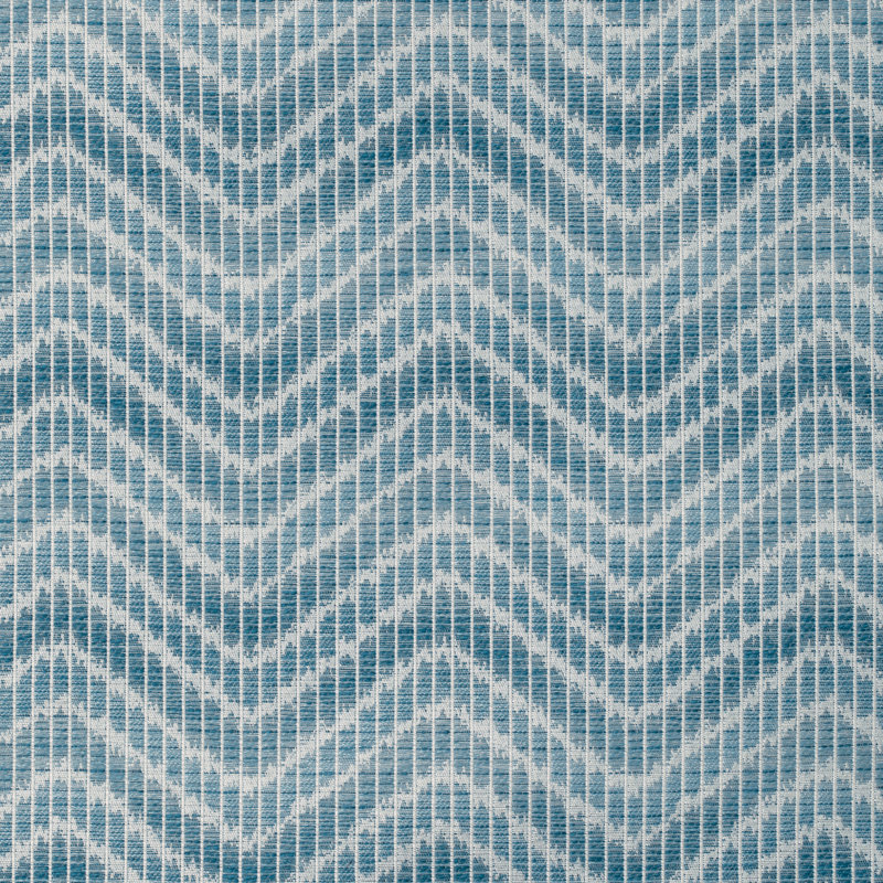 Granville Weaves Chausey Cotton Blend Fabric, Blue
