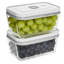 Fresh & Save Glass Airtight Meal Prep 2 Container Food Storage Set