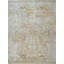 Hand Knotted Wool Abstract Area Rug in Peach/Ivory/Yellow-100787880
