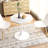 Sophisticated Octagonal Coffee Table With Sturdy Base For Various Rooms-387144471