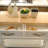 Kitchen Island Cart, P2 Grade Density Board And Lockable Wheels Drawers Open Shelves For Efficient Storage-855901604
