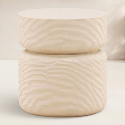 Alberry Round Outdoor Side Table , 17.5'' in. W 17.5'' in. D