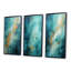 «Turquoise Tranquility», 3 pièces sur toile-745741261-745741260