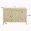 Armoire de rangement moderne à 2 portes et 3 tiroirs, armoire avec 2 portes en relief pour le salon, la cuisine et le vestibule