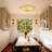 Bead Chain Flower Ceiling Light ( Tiffany-style)