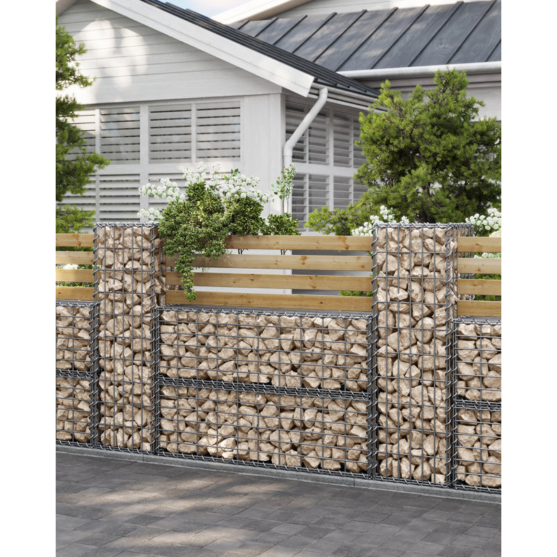 90cm H x 30cm W Steel Border Fencing