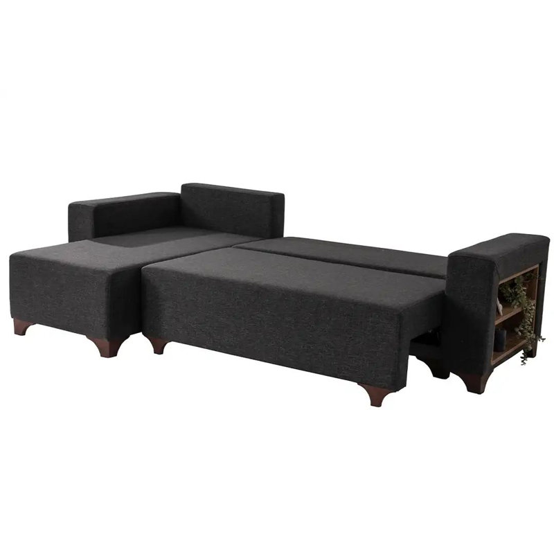 Canapé-lit d'angle, Anthracite