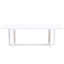 Table basse en bois massif de style chinois avec espace de vie blanc, étapes pratiques d'installation rectangulaire en blanc, pièce, processus d'installation