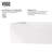 Magnolia 21" L x 14" W x 5" H Rectangular White Matte Stone™ Vessel Bathroom Sink with 5" H Faucet