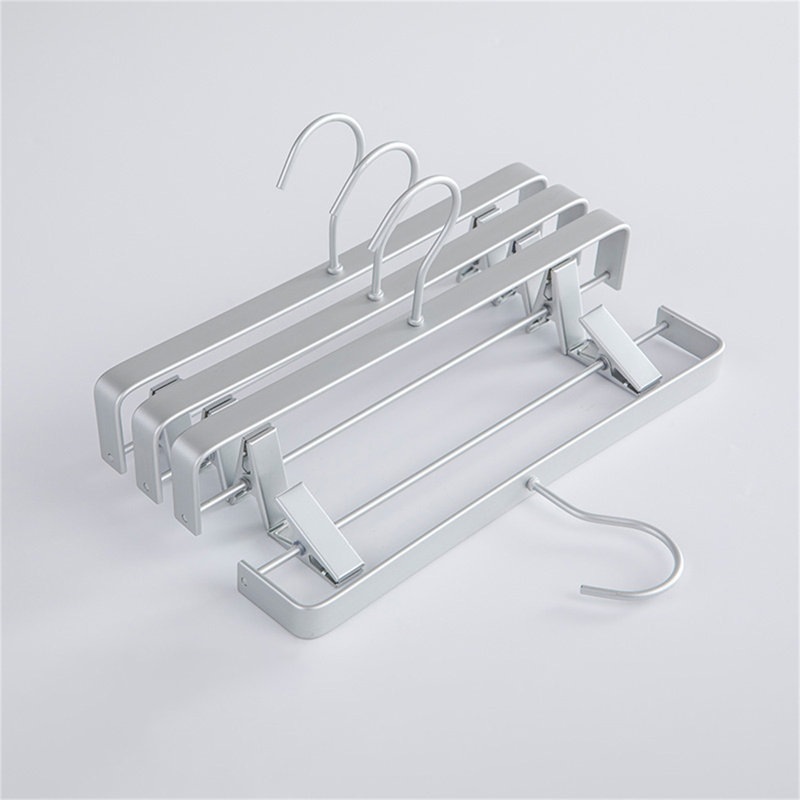 Aluminum Alloy Pants Hanger with Clips, 15