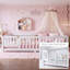 Lit double sur pied Montessori avec garde-corps de sécurité et porte ouverte pour enfants, blanc-1626360326