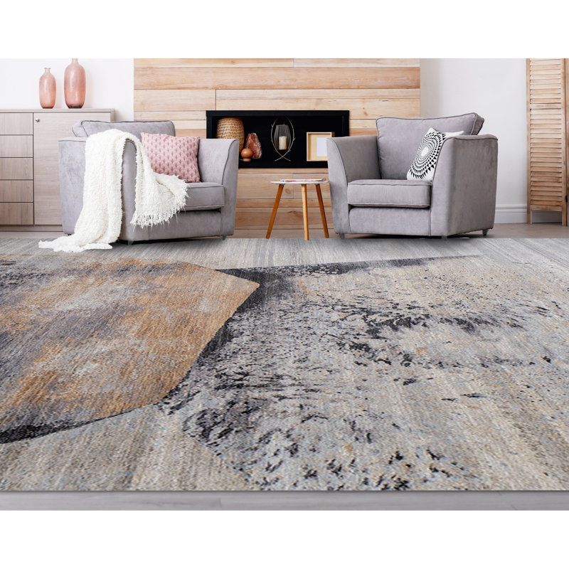 Abstract Area Rug, Rectangle 8' x 10'