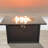 25" H X 42" W Steel Outdoor Fire Pit Table With Lid
