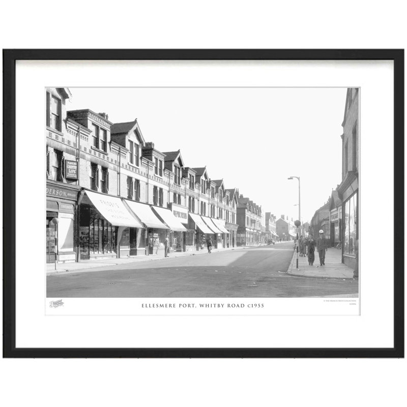 Ellesmere Port, Whitby Road C1955 by Francis Frith - Single Picture Frame Print, 60cm H x 80cm W x 2.3cm D
