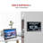Digital Electric Tabletop Clock with Alarm in Black