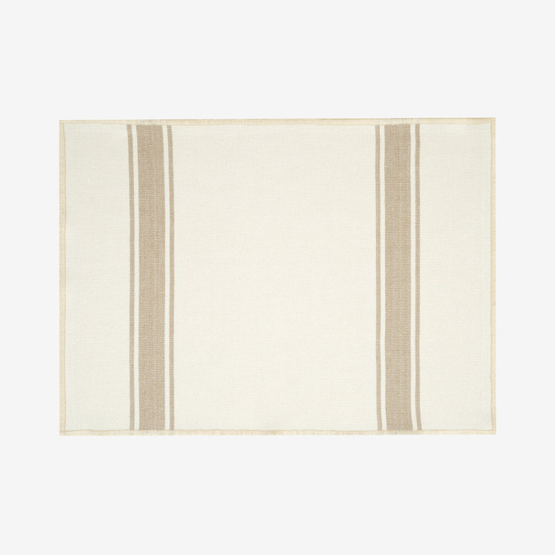 Jasminda Embroidered Oval, Beige