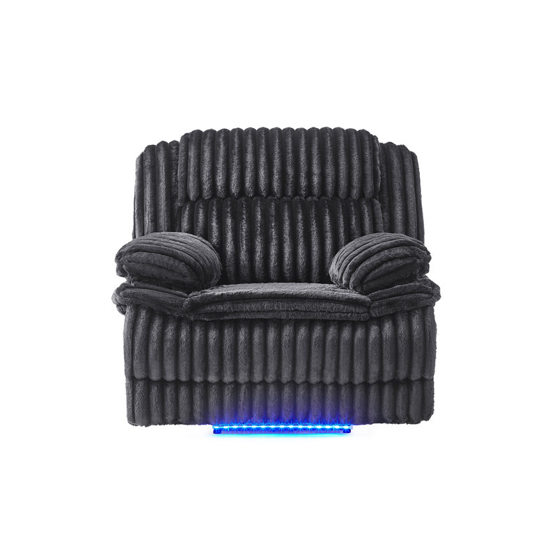 Fauteuil inclinable électrique noir 8686