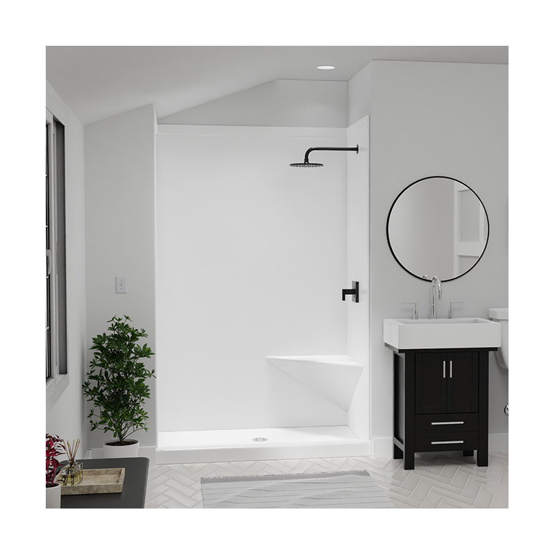 Siège d'angle flottant blanc FlexStone, Blanc