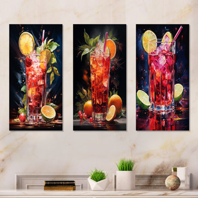 Cuba Libre Carnival Glass Glass