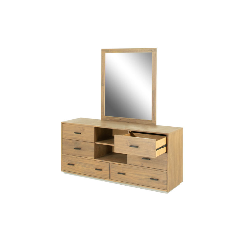 Commode 6 tiroirs avec miroir Bergquist