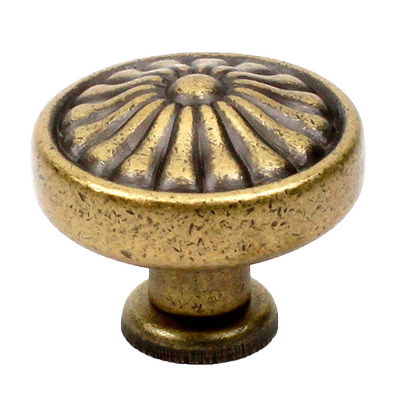 Poignée champignon de diamètre 1 1/4 po Hartford, Anglais vieilli