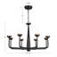 Spade 30-in White dimmable LED Chandelier-1506007183