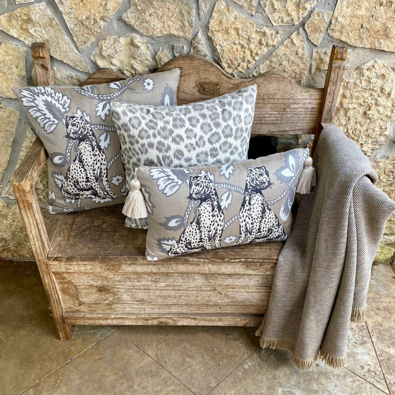 Sallie Duncan Designs Square Indoor/Outdoor Pillow Cover & Insert, 2