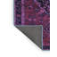 Tapis oriental en laine / polyester tissé à la machine en bleu / mauve-84434991