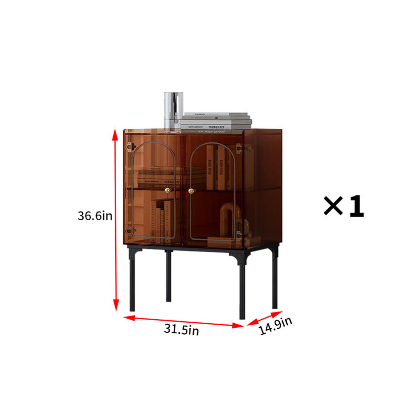 Armoire d'appoint luxueuse de style italien, Amber