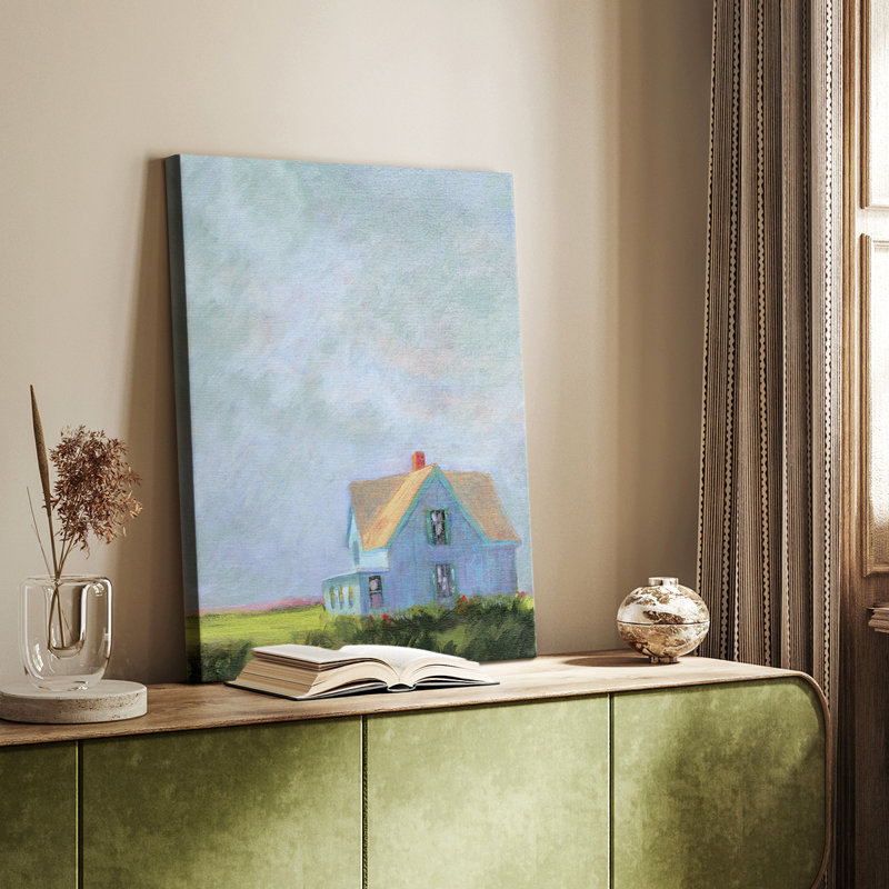 Cape bleue - galerie Cavas sur mesure, H 18 po x l 12 po