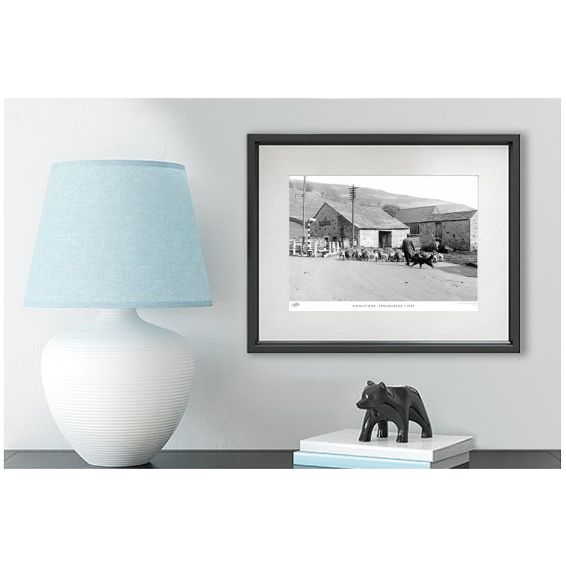 Conistone, Springtime C1955 - Single Picture Frame Print, 60cm H x 80cm W x 2.3cm D