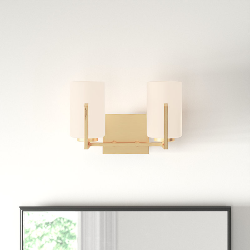 Romilly 2 - Light Dimmable Vanity Light, Satin Brass