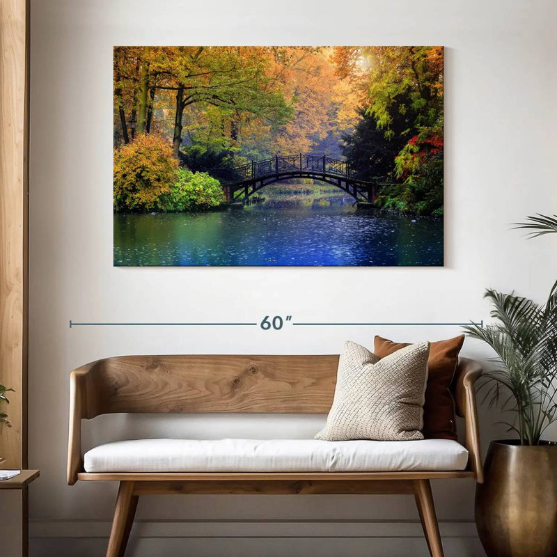 Pont Sirci au parc, H 32 po x l 48 po
